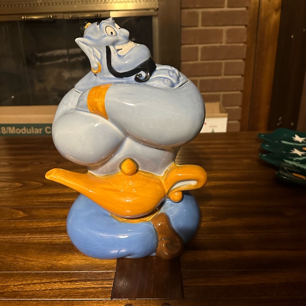 Genie from Aladdin cookie jar
